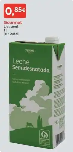 Suma Supermercados Gourmet - leche semidesnatada oferta