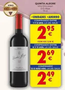 CashDiplo Vino tinto joven d.o. rioja oferta