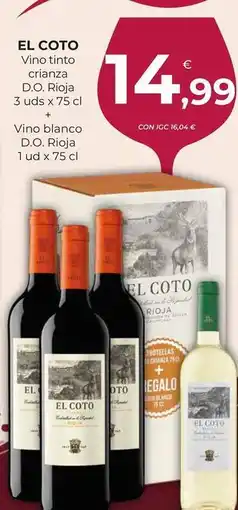 CashDiplo El coto - vino tinto crianza d.o. rioja oferta