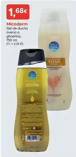 Suma Supermercados Micaderm - gel de ducha avena o glicerina oferta