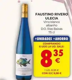 CashDiplo Faustino rivero - vino blanco albariño d.o. rías baixas oferta