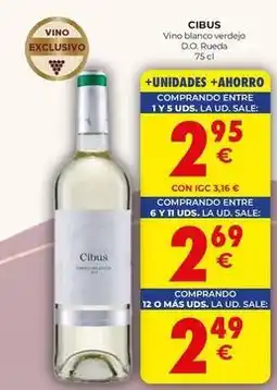 CashDiplo Blanco - vino verdejo d.o. rueda oferta