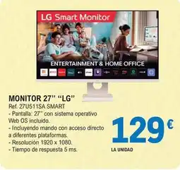 E.Leclerc Lg - monitor 27 oferta