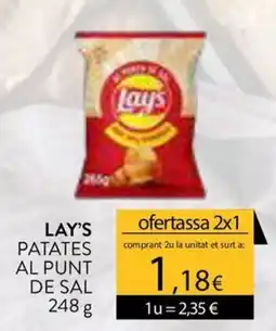 Plusfresc Lay's patates al punt de sal oferta
