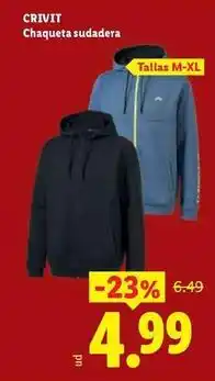 Ocine Crivit - chaqueta sudadera oferta