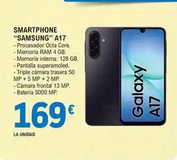 E.Leclerc Samsung - smartphone a17 oferta
