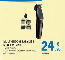 E.Leclerc Babyliss - multigroom 6 en 1 mt725e oferta