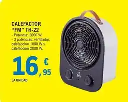 E.Leclerc Fm - calefactor th-22 oferta