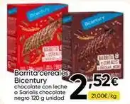 FROIZ Bicentury - barrita cereales chocolate con leche o sarlalis chocolate negro oferta