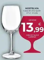 CashDiplo Copa de vino syrah oferta