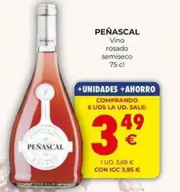 CashDiplo Peñascal - vino rosado semiseco oferta