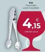 CashDiplo Fm - pinza hielo acero inoxidable oferta