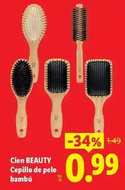 Ocine Cien beauty - cepillo de pelo bambu oferta