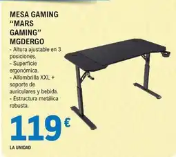 E.Leclerc Gaming - mesa gaming mars gaming oferta