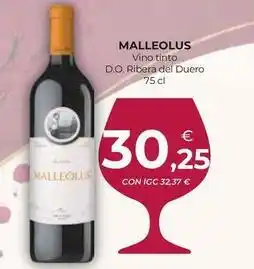 CashDiplo Malleolus - vino tinto d.o. ribera del duero oferta