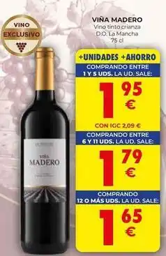 CashDiplo Viña amoeiro - vino tinto crianza d.o. la mancha oferta