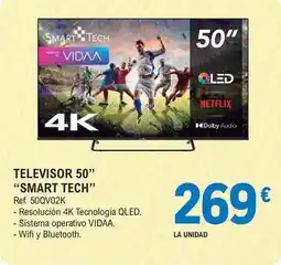E.Leclerc Tcl - televisor 50 smart tech oferta