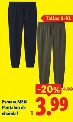Ocine Esmara - men pantalón de chandal oferta
