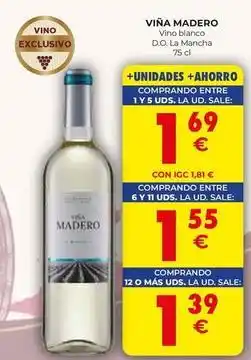 CashDiplo Viña amoeiro - vino blanco d.o. la mancha oferta