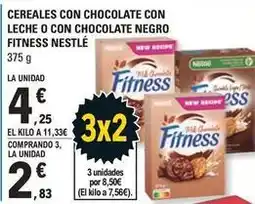 E.Leclerc Nestlé - cereales con chocolate con leche o con chocolate negro fitness oferta