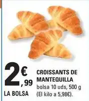 E.Leclerc Croissants de mantequilla oferta