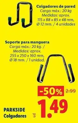 Ocine Parkside - colgadores oferta