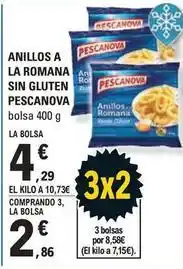 Pescanova - anillos a la romana sin gluten