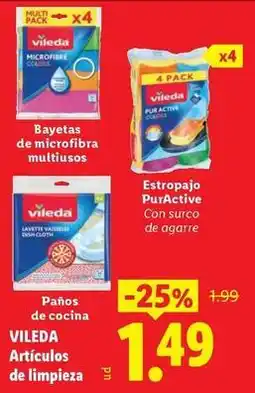 Ocine Vileda - artículos de limpieza oferta