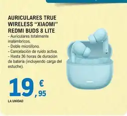 E.Leclerc Xiaomi - auriculares true wireless redmi buds 8 lite oferta