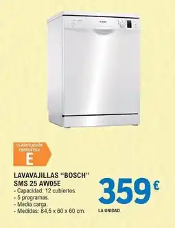 E.Leclerc Bosch - lavavajillas sms 25 awose oferta