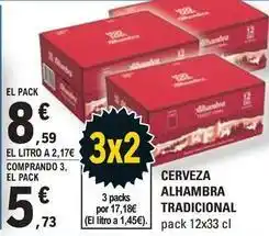 E.Leclerc Alhambra - cerveza tradicional oferta