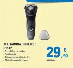E.Leclerc Philips - afeitadora s1142 oferta
