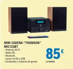 E.Leclerc Thomson - mini cadena mic123bt oferta