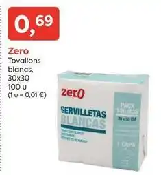 Suma Supermercados Tovallons blancs oferta