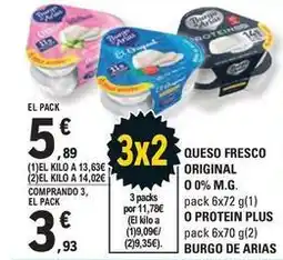 E.Leclerc Burgo de arias - queso fresco original oferta