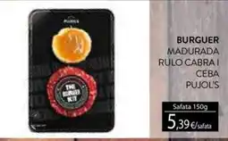Plusfresc Pujol's burguer madurada rulo cabra i ceba oferta