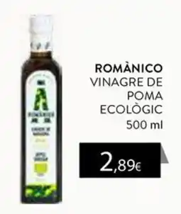 Plusfresc Romànico vinagre de poma ecològic oferta