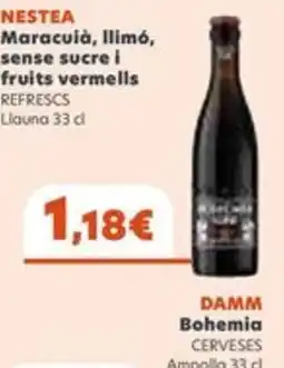 Plusfresc Nestea maracuià, illimó, sense sucre i fruits vermellos oferta
