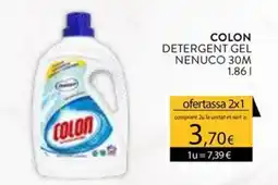 Plusfresc Colon detergent gel nenuco 30m oferta