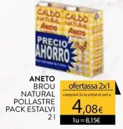 Plusfresc Aneto brou natural pollastre oferta