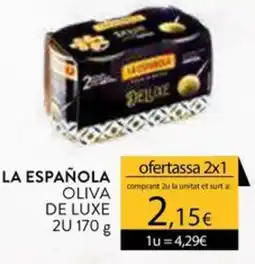 Plusfresc la española oliva de luxe oferta