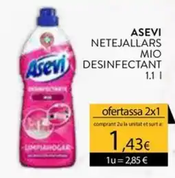 Plusfresc Asevi netejallars mio desinfectant oferta