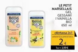 Plusfresc Le Petit Marcellais gel gessamí i vainilla bio oferta