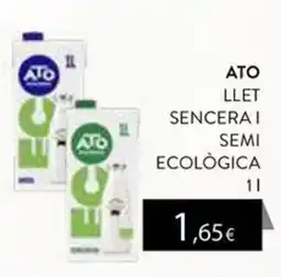 Plusfresc Ato llet sencera i semi ecològica oferta