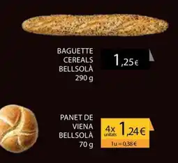 Plusfresc Bellsolà baguette cereals oferta