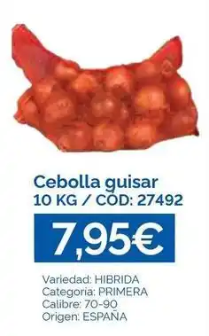 Dialsur Cash & Carry Origen - cebolla guisar oferta