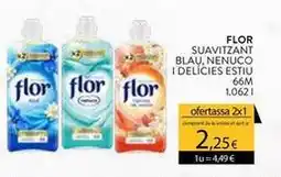 Plusfresc Flor - suavitzant blau, nenuco i delicies estiu oferta