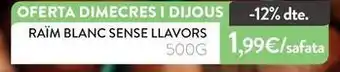 Ram blanc sense llavors