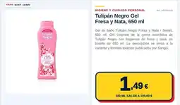 Sangüi Tulipán negro - tulipán negro gel fresa y nata oferta