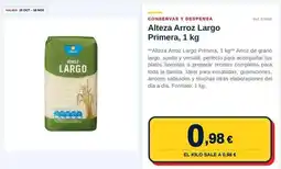 Sangüi Alteza - arroz largo primera oferta